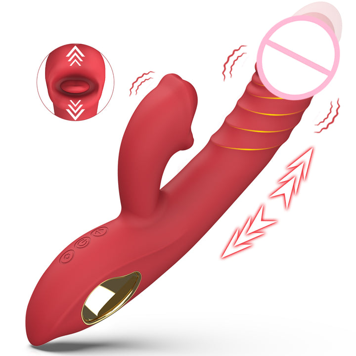 Vibrator Stimulation Klitoris Wasserdicht USB GM-510 Rot