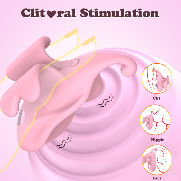 Vibrator Stimulation Klitoris Vagina GM-517 Rosa
