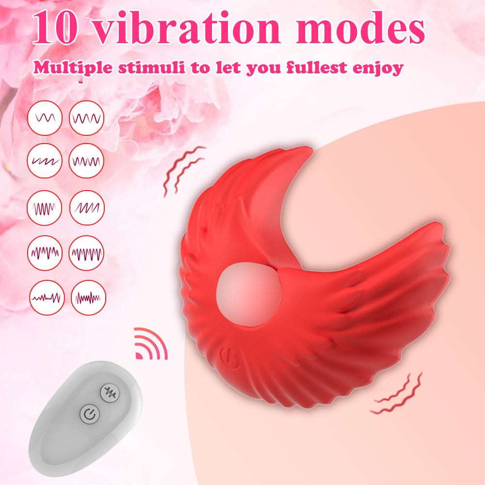 Nippel Vibrator Brustwarzen Stimulator Wasserdicht USB GM-537 Rot