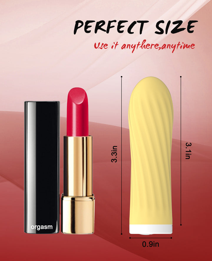 Vibrator Stimulation Klitoris Wasserdicht USB GM-280 Gelb