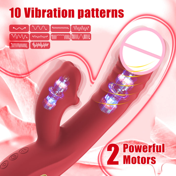 Vibrator Stimulation Klitoris Wasserdicht USB GM-510 Rot