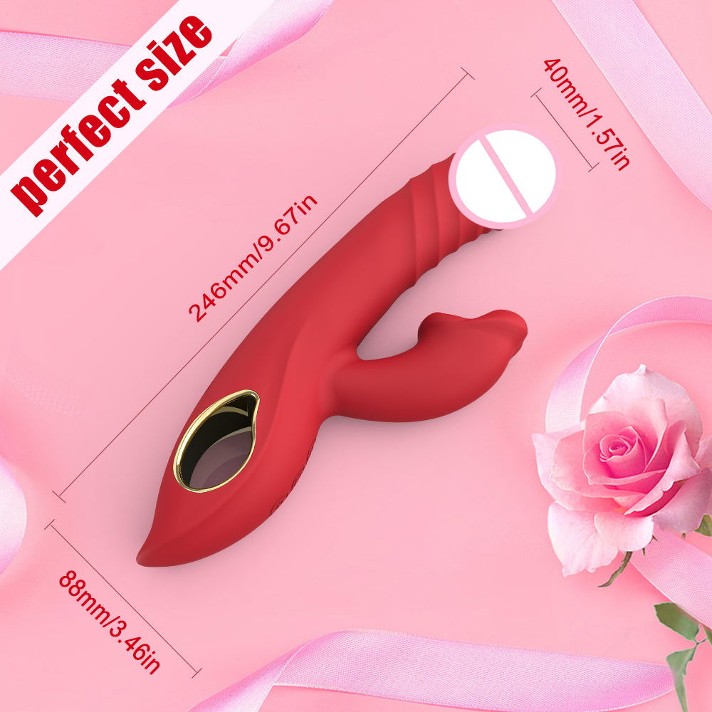 Vibrator Stimulation Klitoris Wasserdicht USB GM-510 Rot