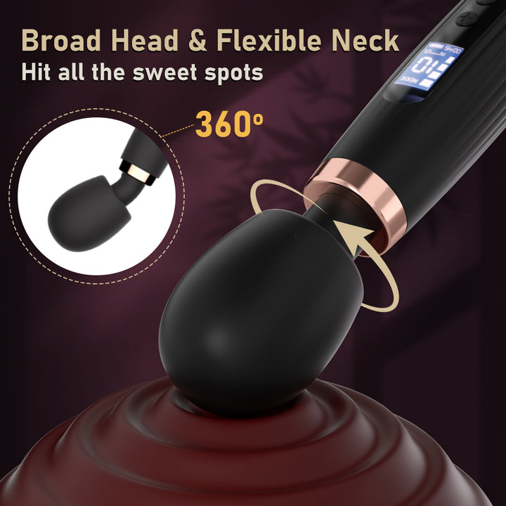 Vibrator Magic Wand Stimulation Vagina GM-544 Schwarz