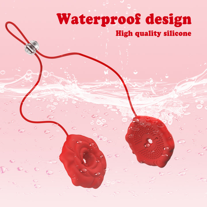 Nippel Vibrator Brustwarzen Stimulator Wasserdicht USB GM-519 Rot