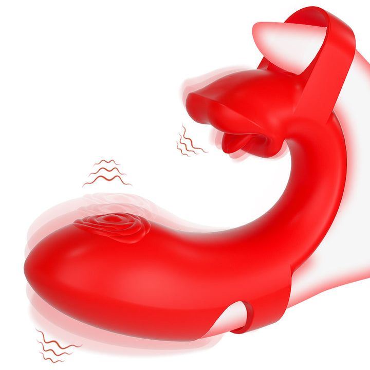 Vibrator Stimulation Klitoris Wasserdicht USB GM-538 Rot