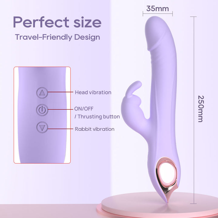 Vibrator Stimulation Klitoris Wasserdicht USB GM-567 Lila