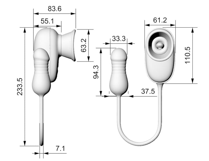 Vibrator Stimulation Klitoris Vagina JE-Z012