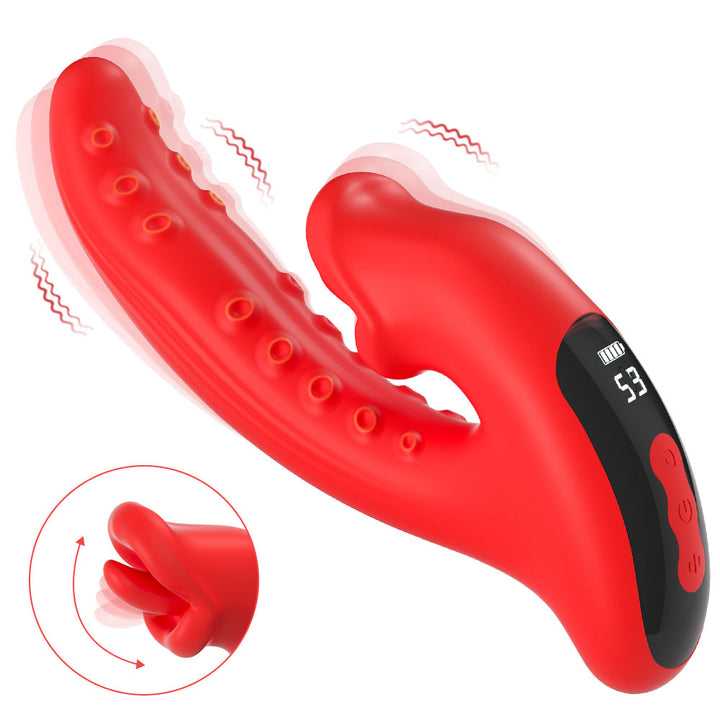 Vibrator Stimulation Klitoris Wasserdicht USB GM-565 Rot