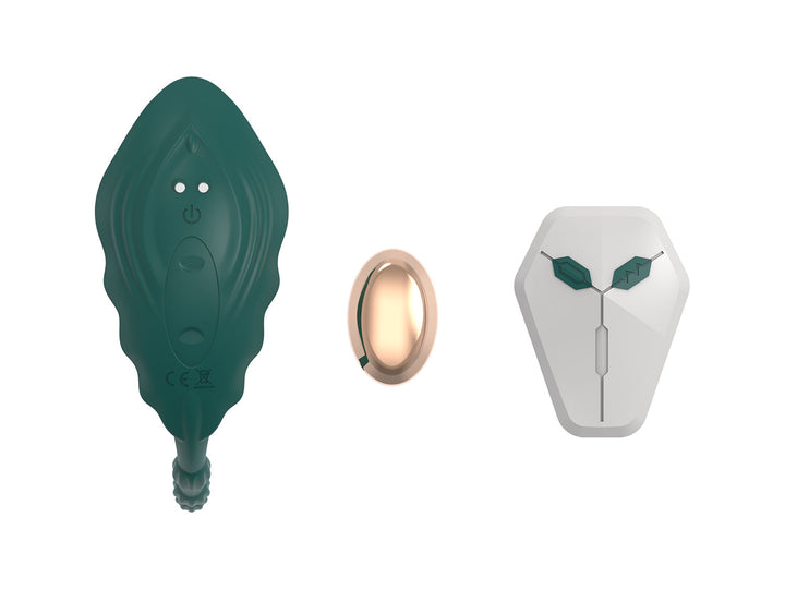 Auflege Panty Vibrator Stimulation Klitoris GM-385 Grün