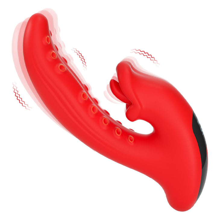 Vibrator Stimulation Klitoris Wasserdicht USB GM-565 Rot