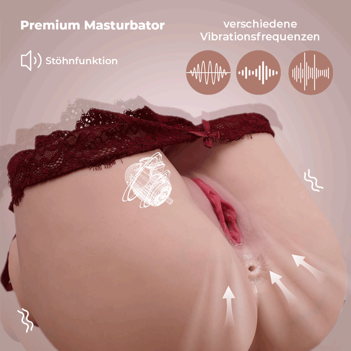 marielove Masturbator Torso Christel-Felecia Körper mit Vibration und Stöhnfunktion
