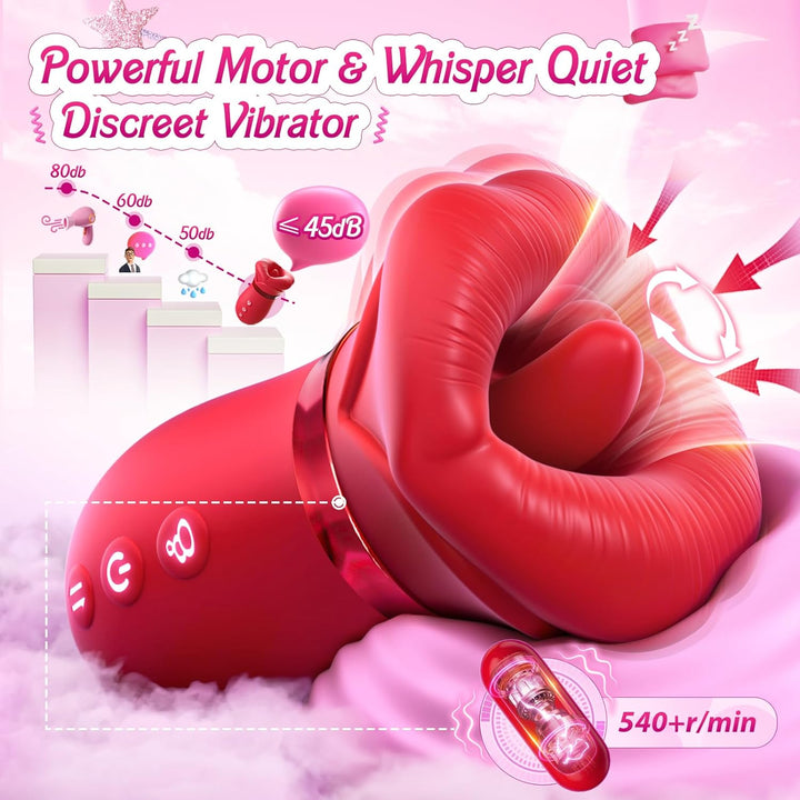 Vibrator Stimulation Klitoris Wasserdicht USB GM-468 Rot