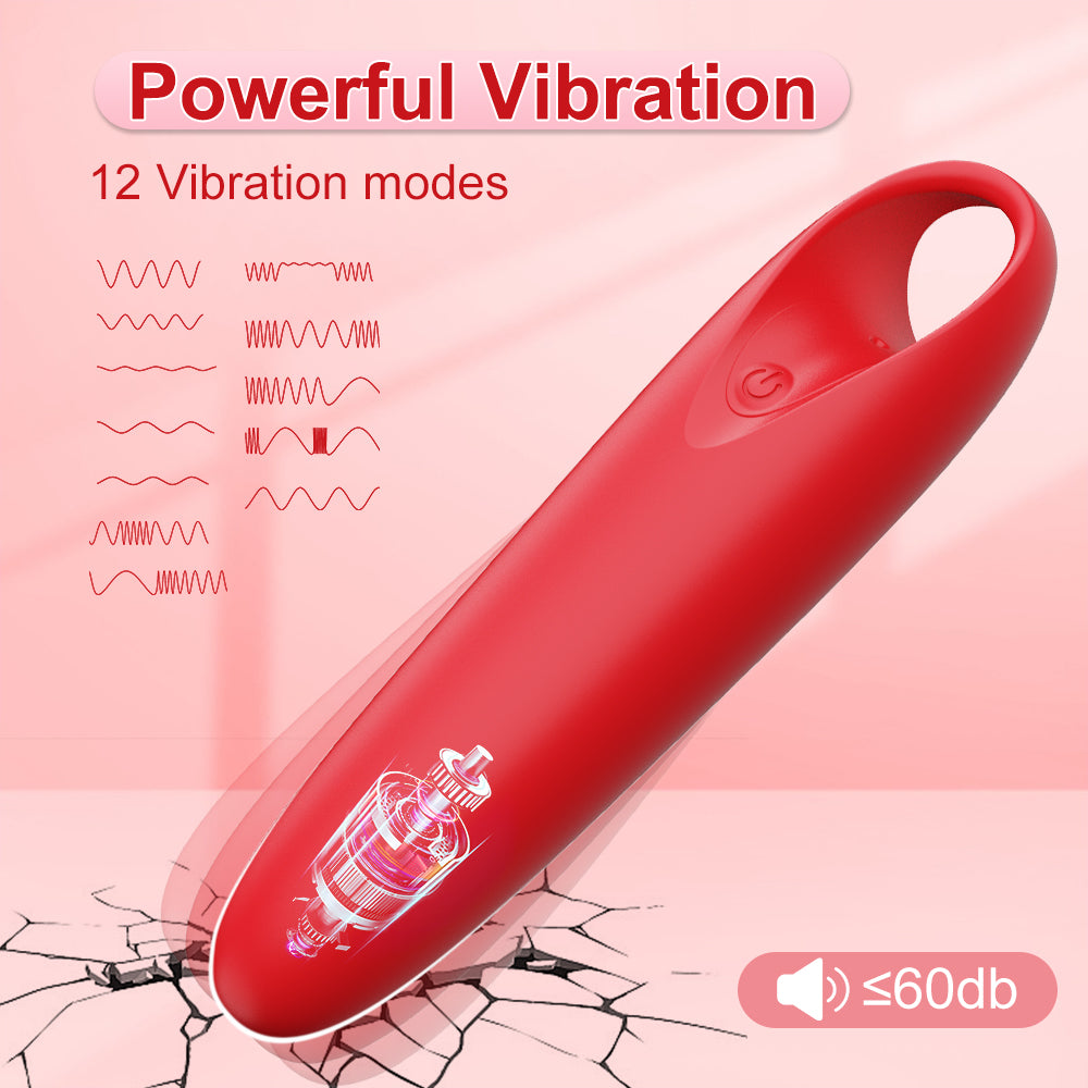 Vibrator Stimulation Klitoris Wasserdicht USB GM-442 Rot