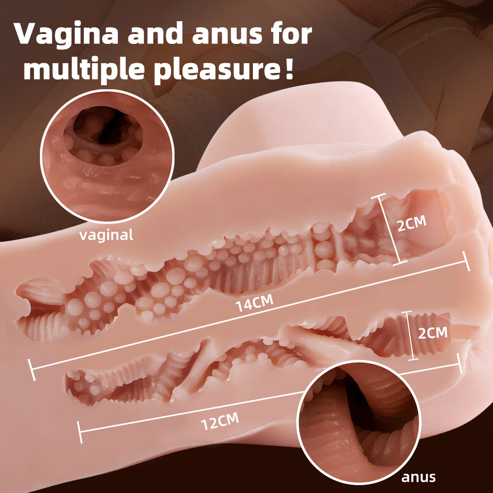 Sexspielzeug, Schnittdarstellung, Vagina, Anus