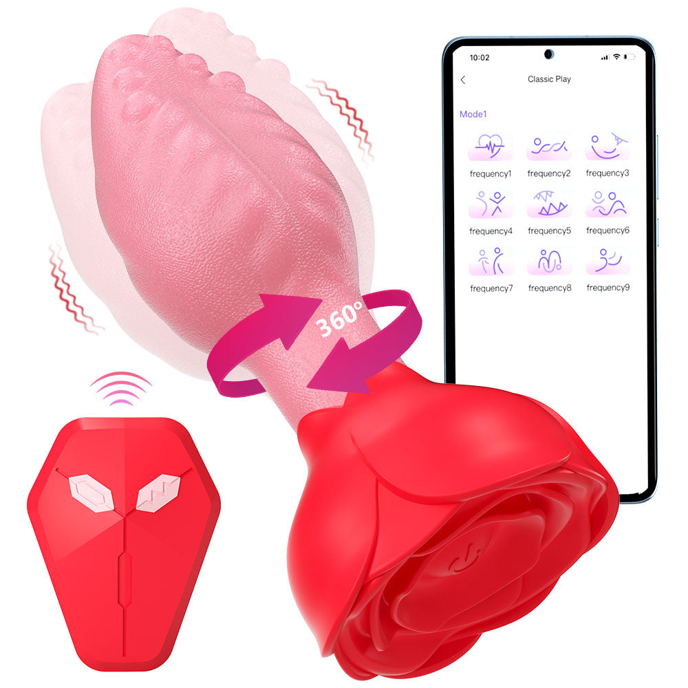 Anal Vibrator Plug Vibration App GM-561 Rot