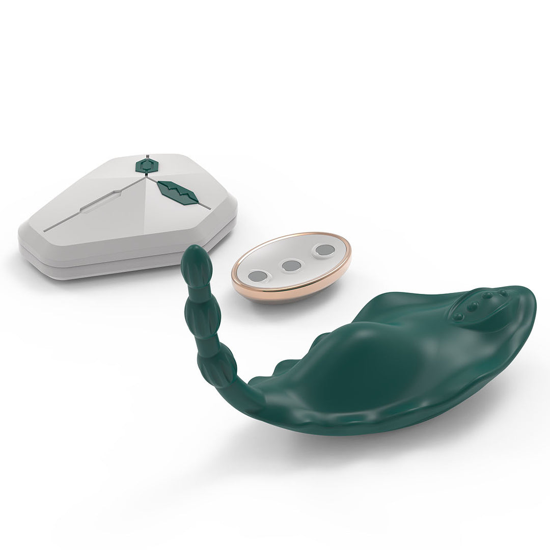 Auflege Panty Vibrator Stimulation Klitoris GM-385 Grün