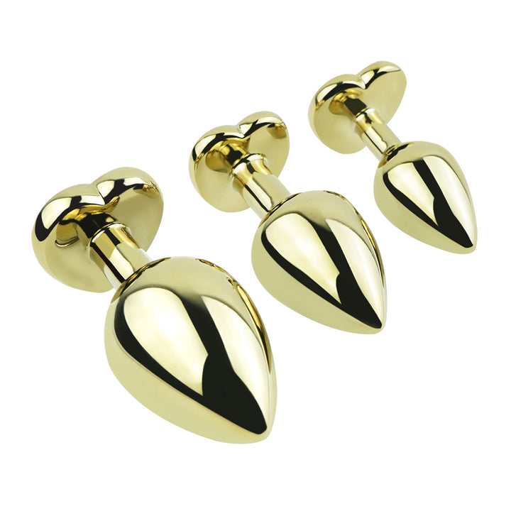 Analplug DK-016 gold S/M/L – Komfort und Eleganz vereint