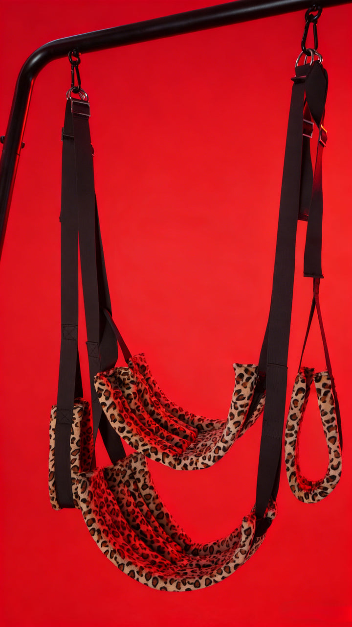 Marielove Erotischer Schaukel-Liegestuhl – Verstellbarer Swing Chair für Schwebende Positionen – Hochfester Stahlkörper – Profi-Suspension