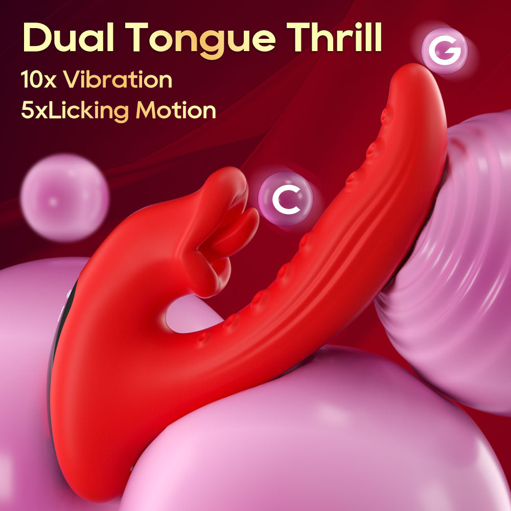 Vibrator Stimulation Klitoris Wasserdicht USB GM-565 Rot