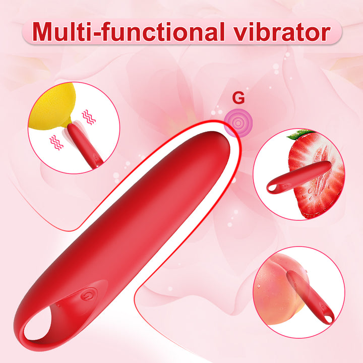 Vibrator Stimulation Klitoris Wasserdicht USB GM-442 Rot