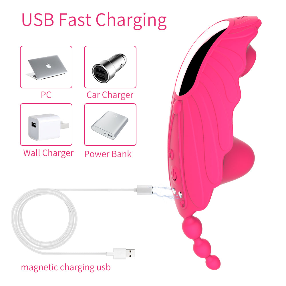 Auflege Panty Vibrator Stimulation Klitoris GM-384 Pink