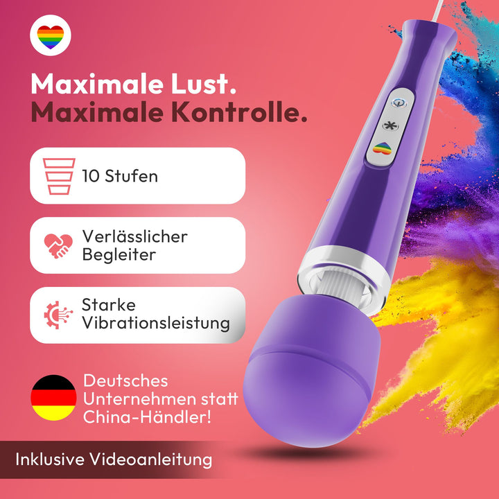 marielove Magic Wand Vibrator Magic Wand Netz Lila