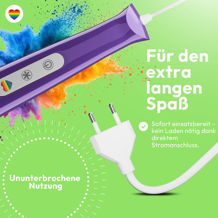 marielove Magic Wand Vibrator Magic Wand Netz Lila