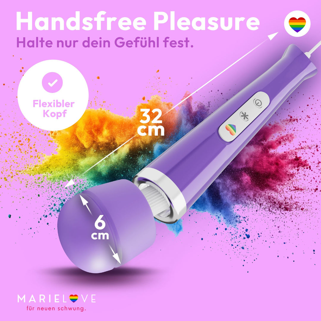 marielove Magic Wand Vibrator Magic Wand Netz Lila