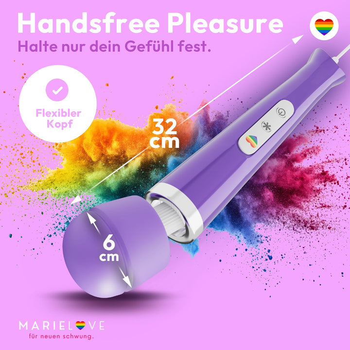 marielove Magic Wand Vibrator Magic Wand Netz Lila
