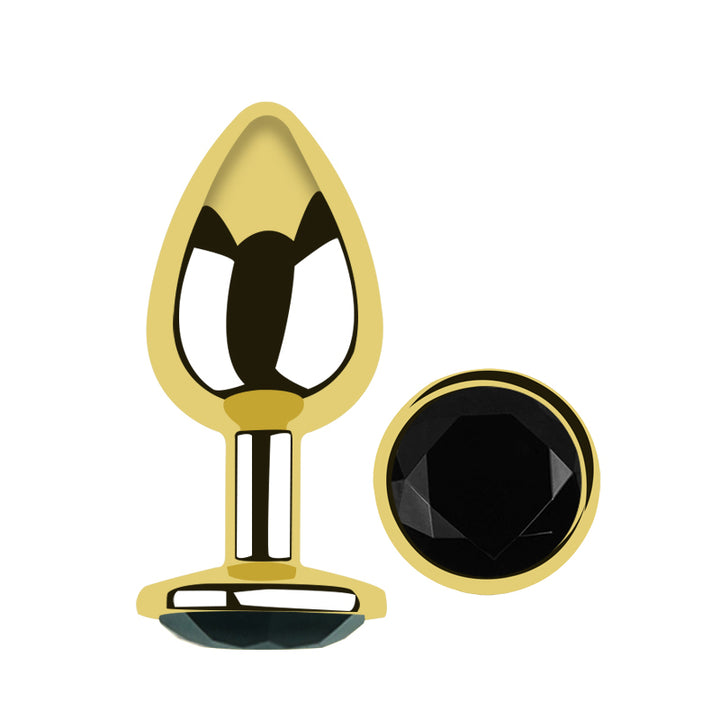 Analplug DK-004 gold S M L – Komfort und Eleganz vereint