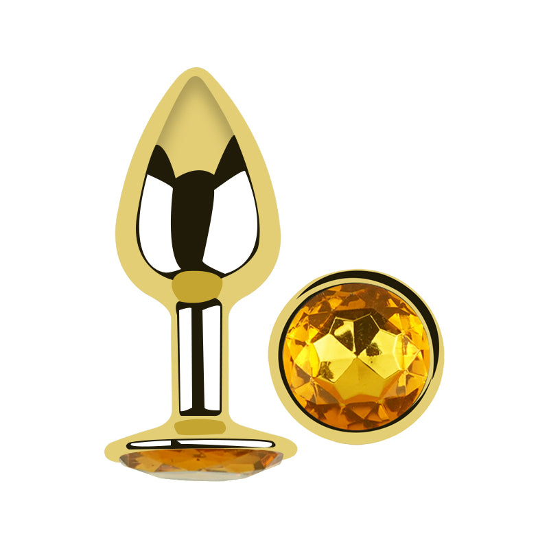 Analplug DK-004 gold S M L – Komfort und Eleganz vereint