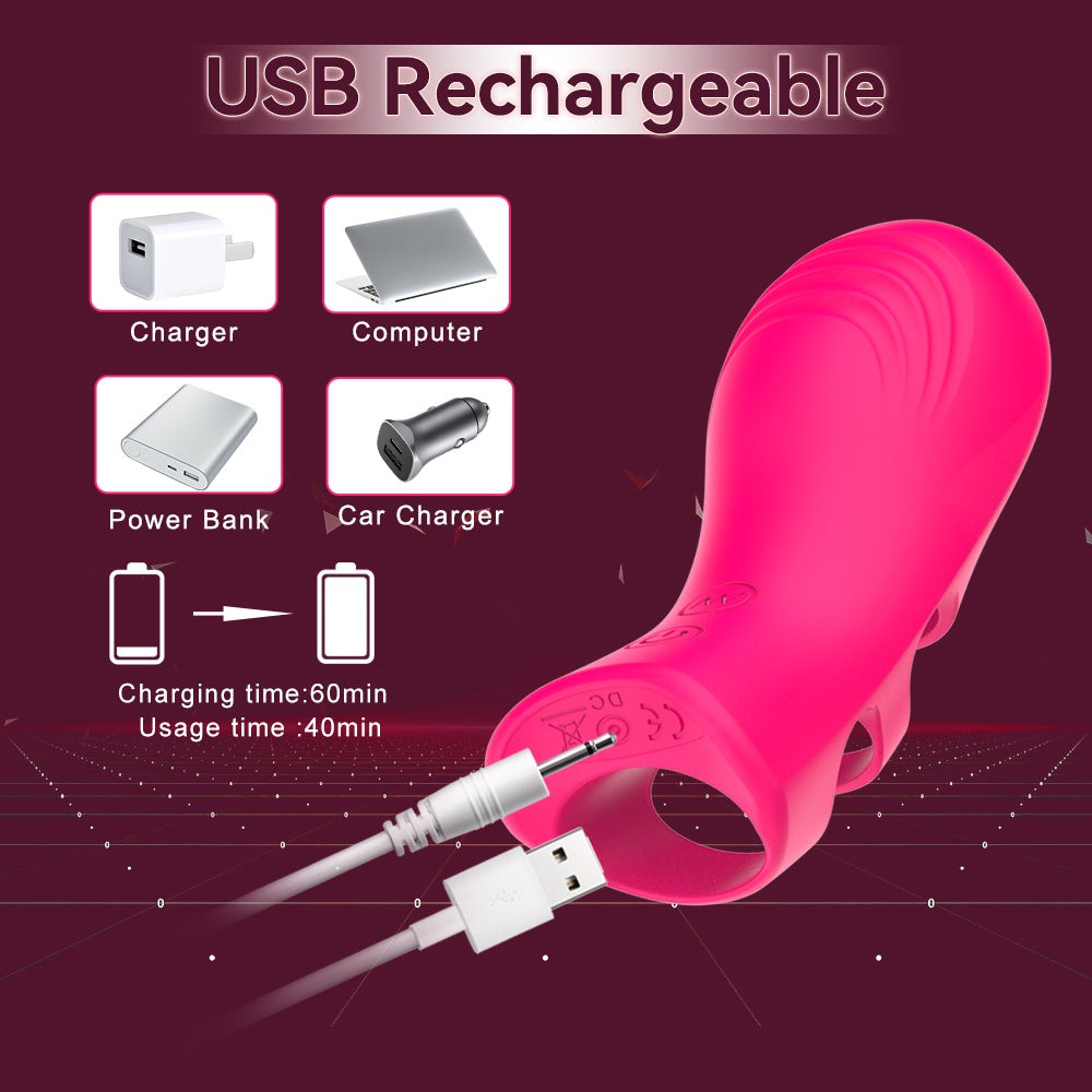 Vibrator Stimulation Klitoris Wasserdicht USB GM-415 Pink