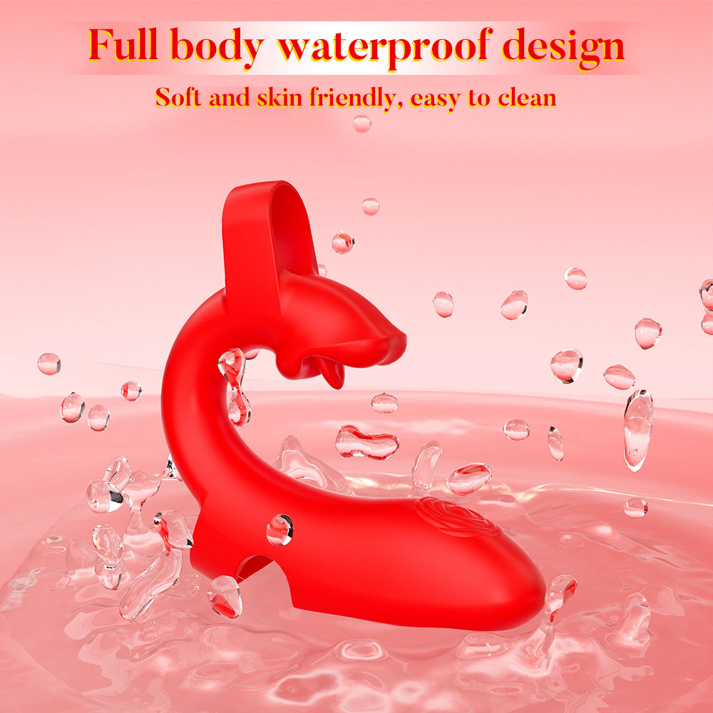 Vibrator Stimulation Klitoris Wasserdicht USB GM-538 Rot