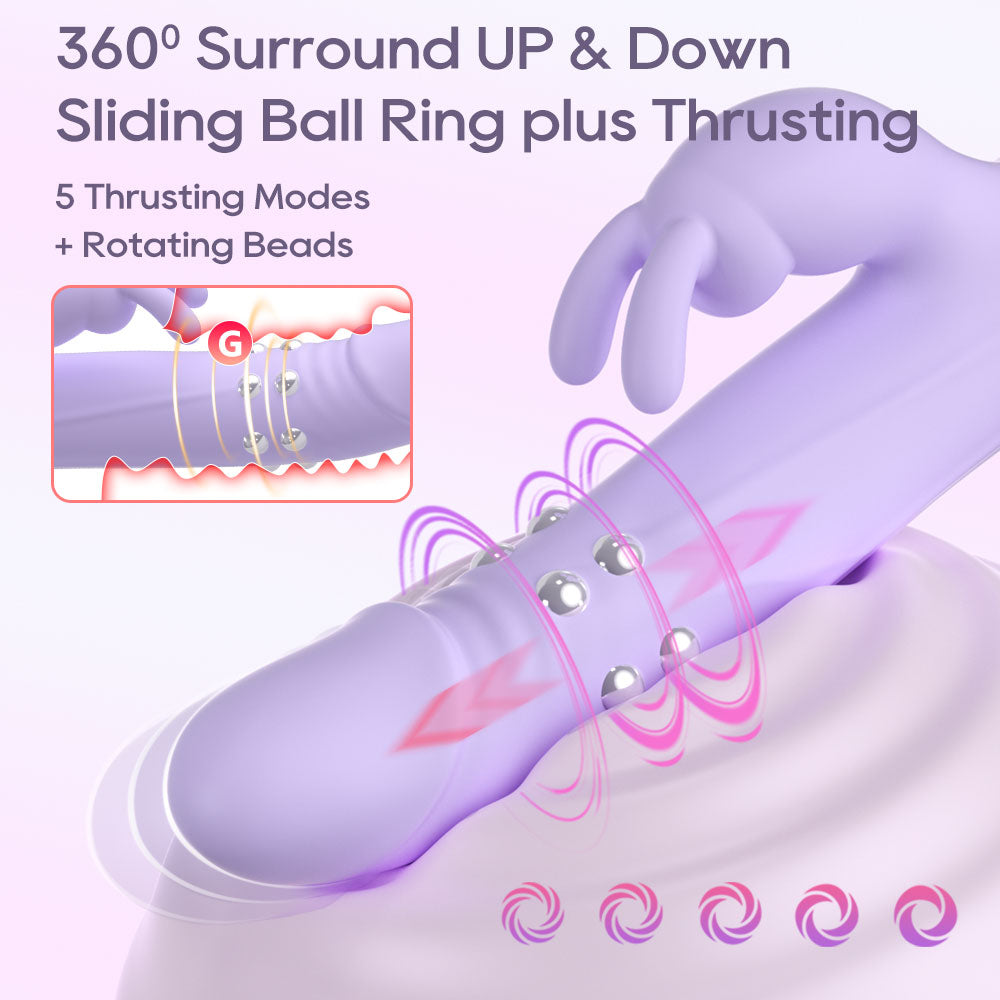 Vibrator Stimulation Klitoris Wasserdicht USB GM-567 Lila