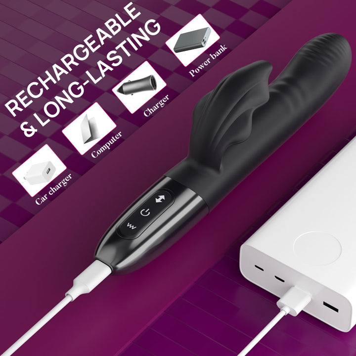 Vibrator Stimulation Klitoris Wasserdicht USB GM-562 Schwarz