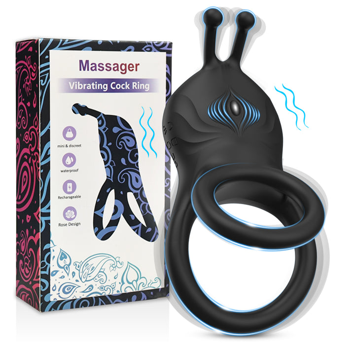 Cock Penis Hoden Ring Vibrator Akku GM-477