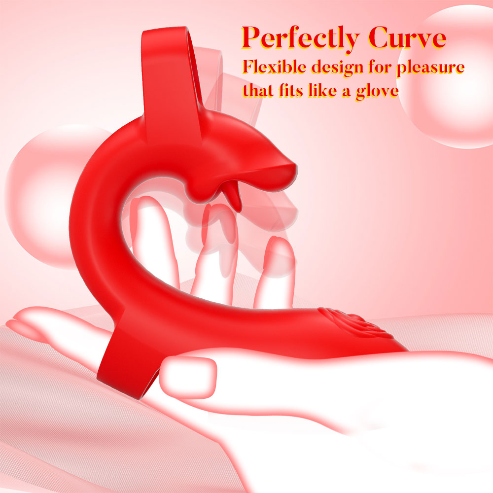 Vibrator Stimulation Klitoris Wasserdicht USB GM-538 Rot