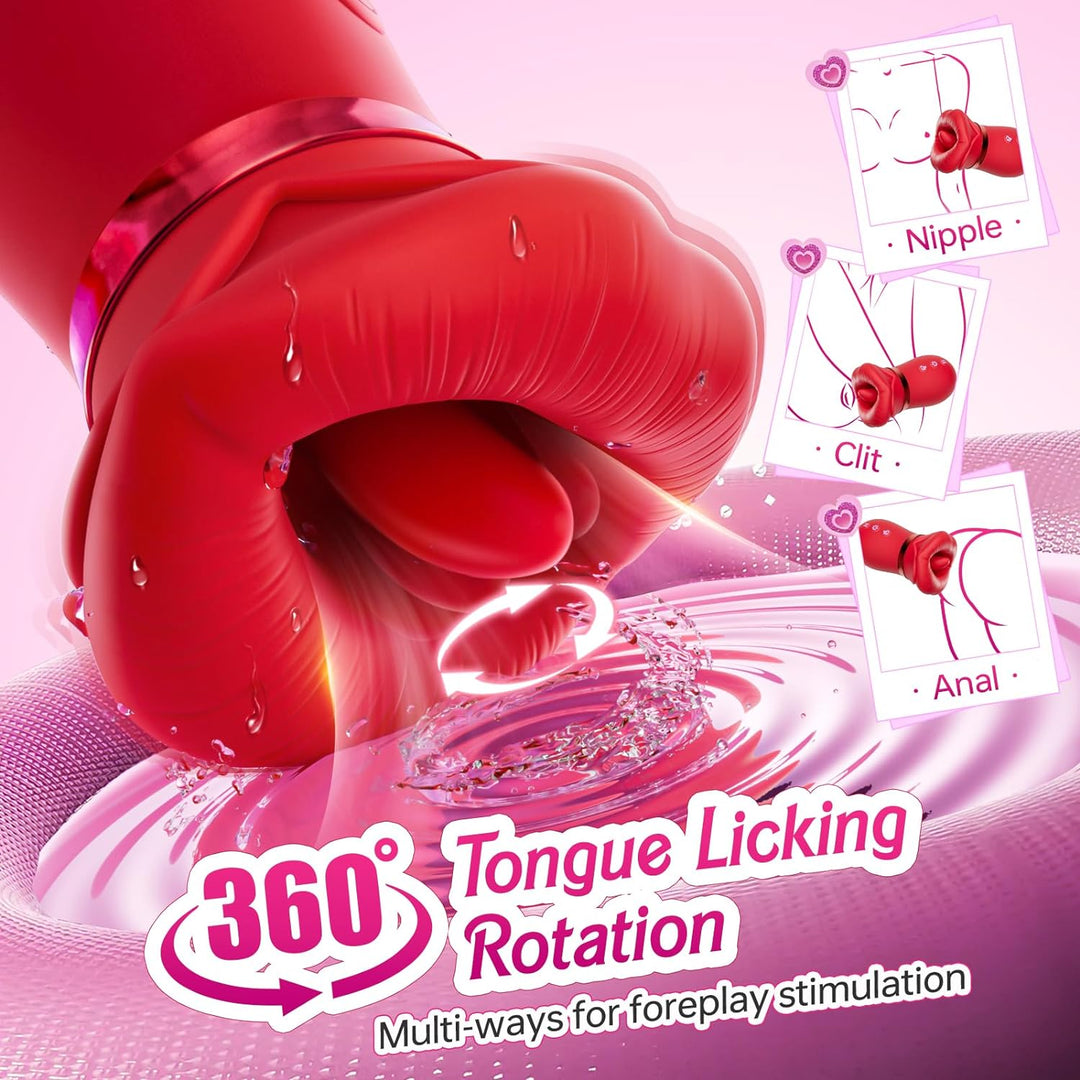 Vibrator Stimulation Klitoris Wasserdicht USB GM-468 Rot