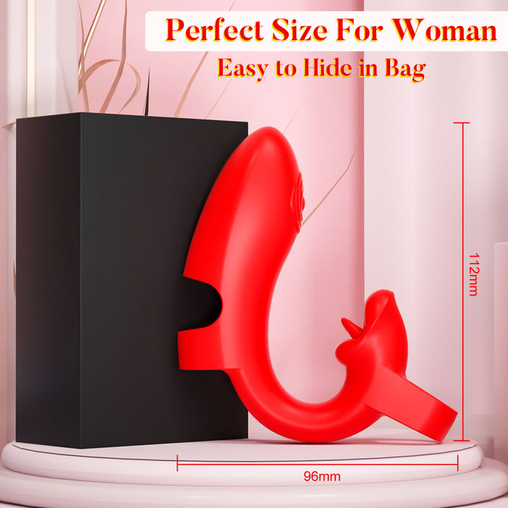 Vibrator Stimulation Klitoris Wasserdicht USB GM-538 Rot