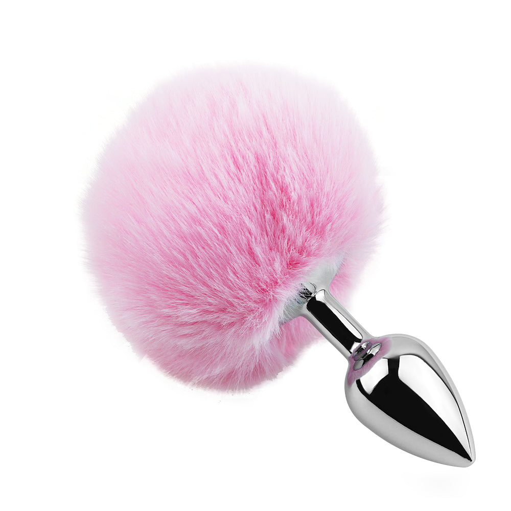 Analplug WB-001 S mit Bunny-Tail Rosa – Komfort und Eleganz vereint