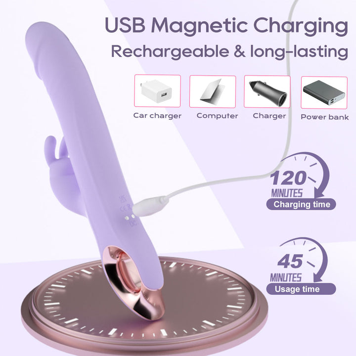 Vibrator Stimulation Klitoris Wasserdicht USB GM-567 Lila