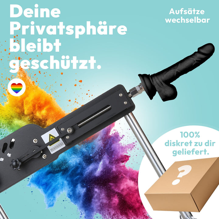 Sexmaschine mit App & Fernbedienung – 68 W, Hub 3–9 cm einstellbar