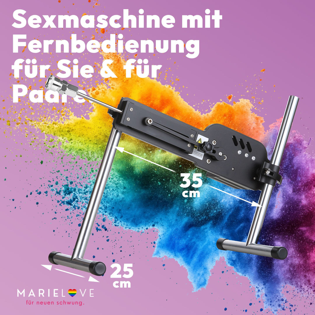 Sexmaschine mit App & Fernbedienung – 68 W, Hub 3–9 cm einstellbar