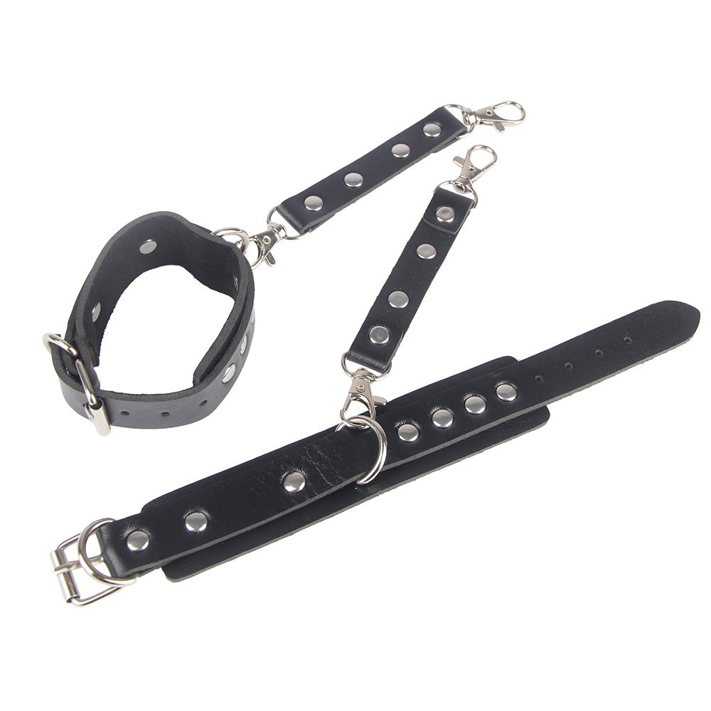 Sexy Bondage Gürtel Beinring PU Leder Kette Punk Strap verstellbar