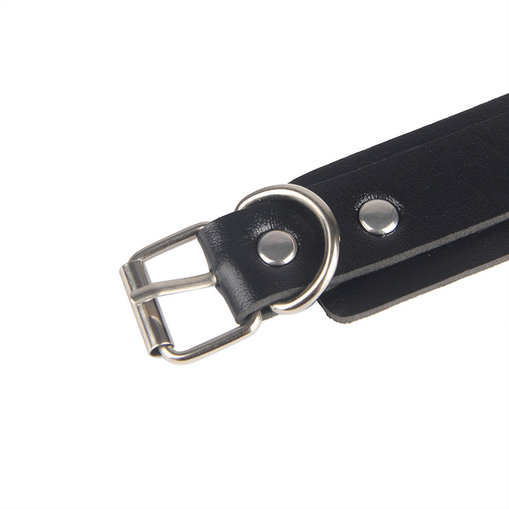 Sexy Bondage Gürtel Beinring PU Leder Kette Punk Strap verstellbar