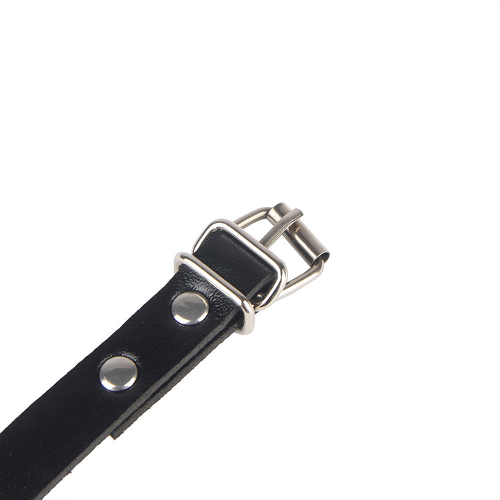 Sexy Bondage Gürtel Beinring PU Leder Kette Punk Strap verstellbar
