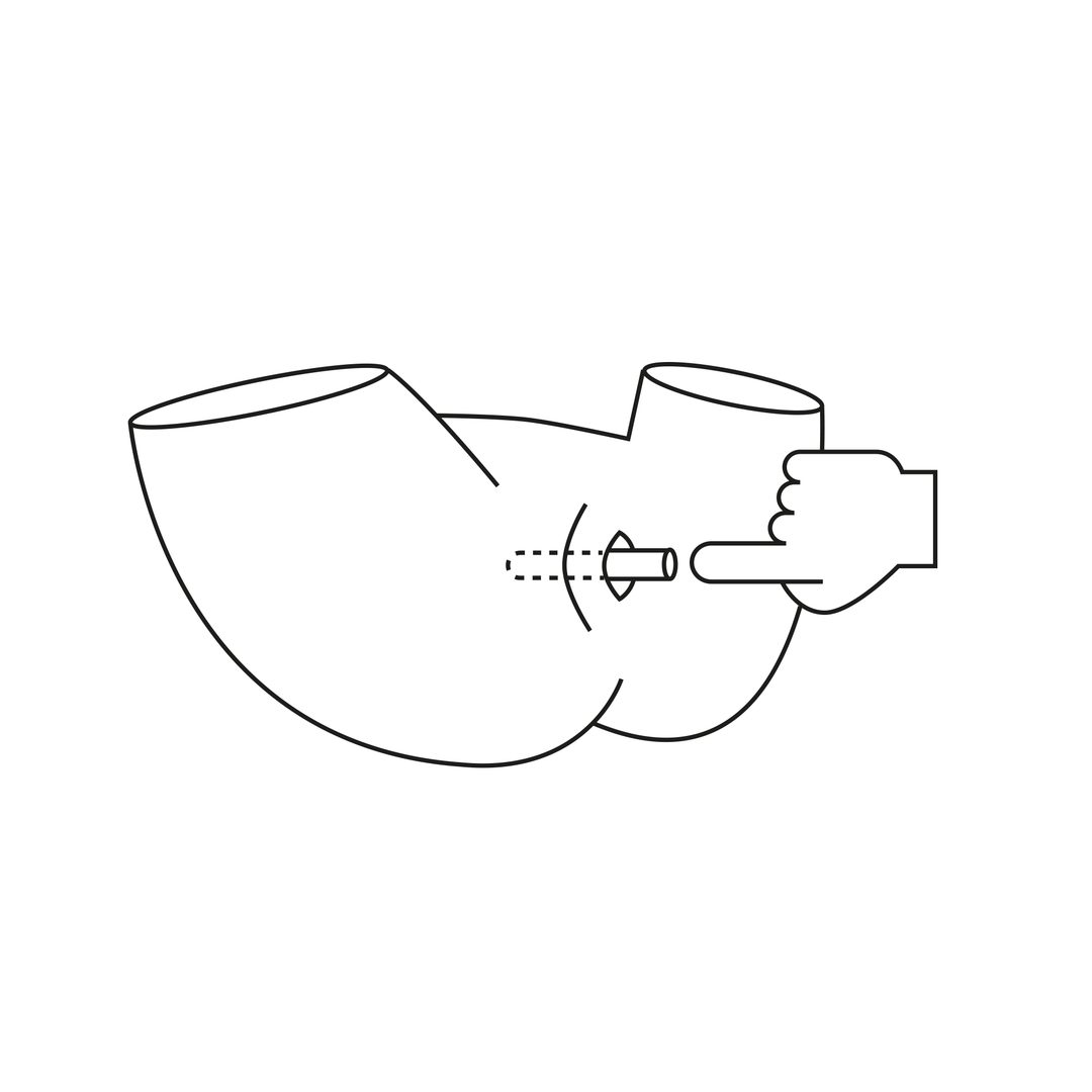 Trocknungsstab in Sexpuppenöffnung einsetzen