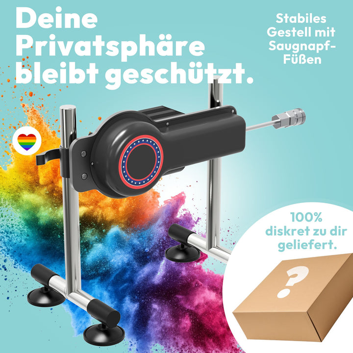 Kraftvolle Sexmaschine F5 mit Fernbedienung – 20 Stufen, Hub bis 7 cm, 48 W, diskret geliefert
