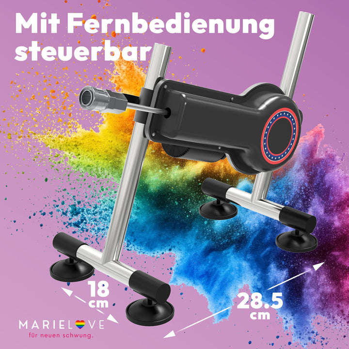 Kraftvolle Sexmaschine F5 mit Fernbedienung – 20 Stufen, Hub bis 7 cm, 48 W, diskret geliefert