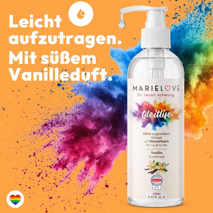 Marielove Gleitlife Vanille Gleitgel auf Wasserbasis, 250 ml